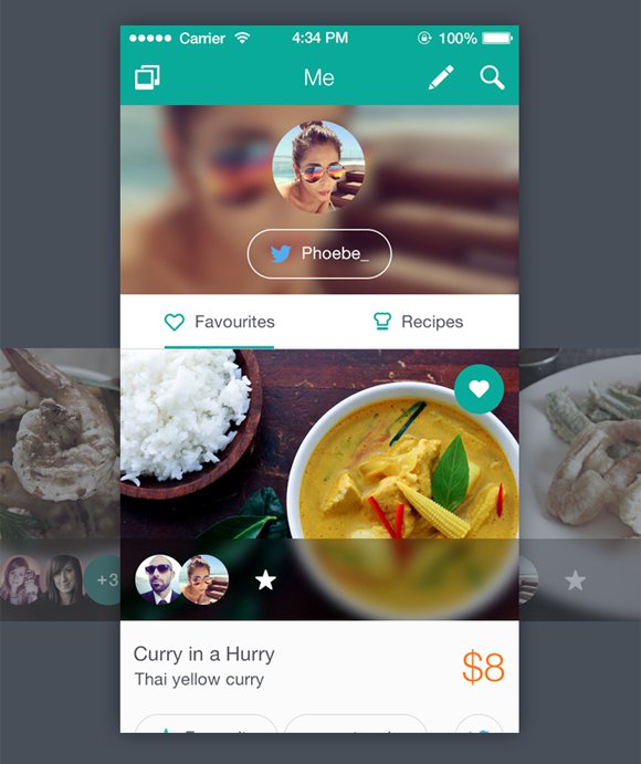 Tasty Food Mobile App Designs for Foodies